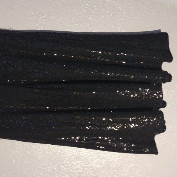 Vintage Deadstock NWT Black Sequin Doncaster Midi Dress Holiday Christmas NYE 10 - Picture 8 of 9